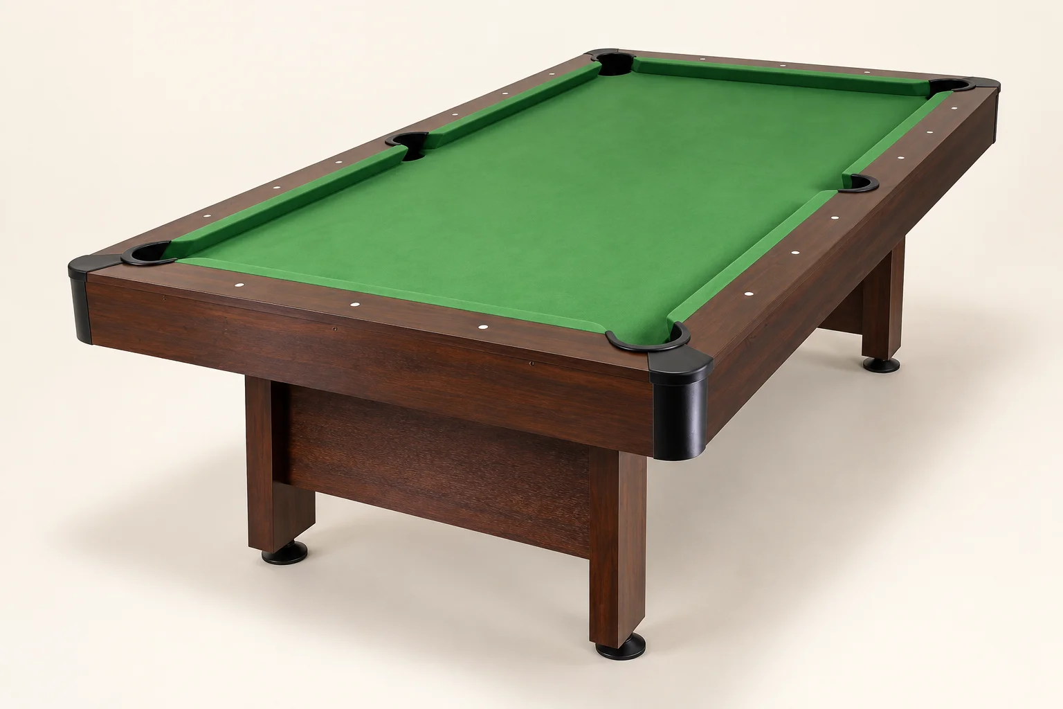Illustration of GoSports Wood Finish 7 ft · Green cloth